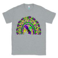 Heather Grey mardi gras rainbow Classic Tee - AdoDesignShop