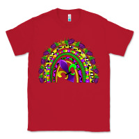 Red mardi gras rainbow Classic Tee - AdoDesignShop