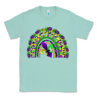 Seafoam mardi gras rainbow Classic Tee - AdoDesignShop