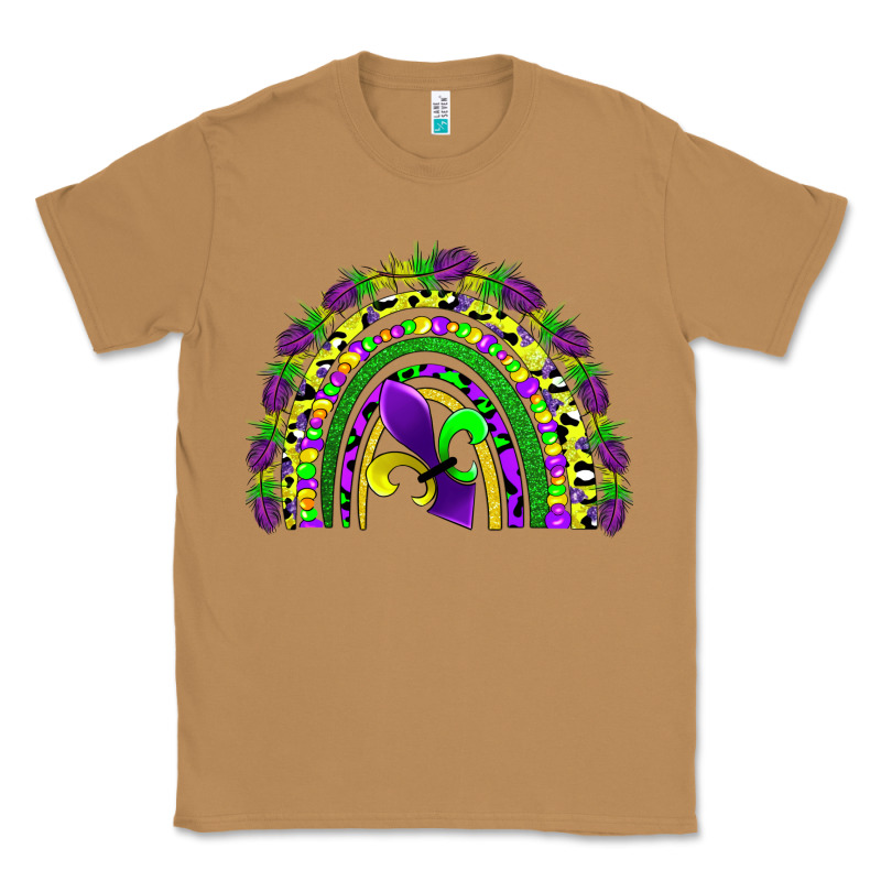 Mardi Gras Rainbow Classic Tee by AdoDesignShop | Teevron