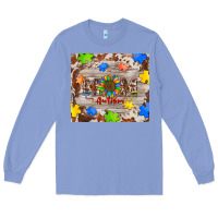 Colony Blue autism mom Long Sleeve Tee - BarkalooDesign