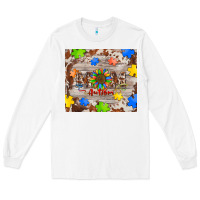 White autism mom Long Sleeve Tee - BarkalooDesign