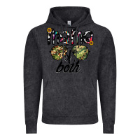 Vintage Black mama of both Vintage Hoodie - CowhideDigitalArt