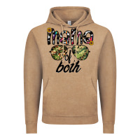 Vintage Coffee mama of both Vintage Hoodie - CowhideDigitalArt