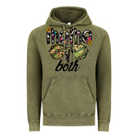 Vintage Olive mama of both Vintage Hoodie - CowhideDigitalArt