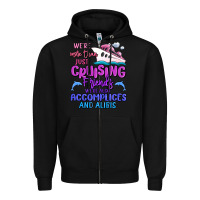 Black we're more than just cruising friends Zipper Hoodie - MaliasSmallBusiness