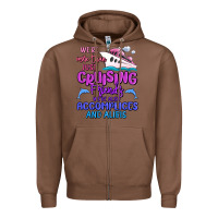 Chestnut we're more than just cruising friends Zipper Hoodie - MaliasSmallBusiness