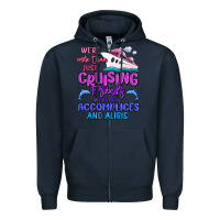 Navy we're more than just cruising friends Zipper Hoodie - MaliasSmallBusiness