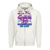 Oatmeal Heather we're more than just cruising friends Zipper Hoodie - MaliasSmallBusiness