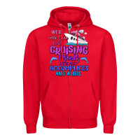 Red we're more than just cruising friends Zipper Hoodie - MaliasSmallBusiness