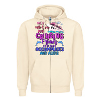 Sandshell we're more than just cruising friends Zipper Hoodie - MaliasSmallBusiness