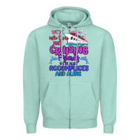 Seafoam we're more than just cruising friends Zipper Hoodie - MaliasSmallBusiness