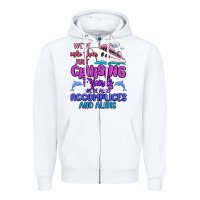 White we're more than just cruising friends Zipper Hoodie - MaliasSmallBusiness