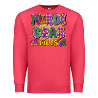 Cardinal mardi gras vibes Premium Sweatshirt - LillyAllenDesigns