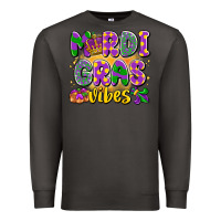Smoke mardi gras vibes Premium Sweatshirt - LillyAllenDesigns