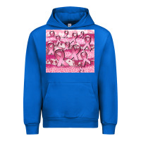 Cobalt ribbon Urban Hoodie - CowGirlArtShop