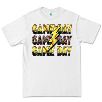 White game day game day softball lightning bolt Premium Tee - Zillion Design Studio