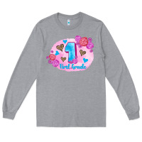 Heather Grey back to school flowers first grade 3200x2400 Long Sleeve Tee - AdoDesignShop