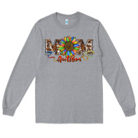 Heather Grey autism mom Long Sleeve Tee - BarkalooDesign