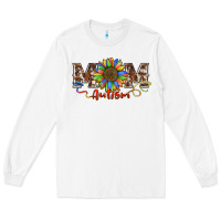 White autism mom Long Sleeve Tee - BarkalooDesign