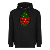 Black Christmas  teardrop Heavyweight Hoodie - BundleAndBundleShop