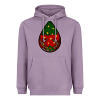Lavender Christmas  teardrop Heavyweight Hoodie - BundleAndBundleShop