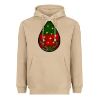 Mushroom Christmas  teardrop Heavyweight Hoodie - BundleAndBundleShop