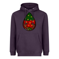 Plum Christmas  teardrop Heavyweight Hoodie - BundleAndBundleShop