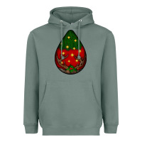 Sage Christmas  teardrop Heavyweight Hoodie - BundleAndBundleShop