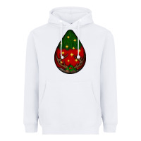White Christmas  teardrop Heavyweight Hoodie - BundleAndBundleShop