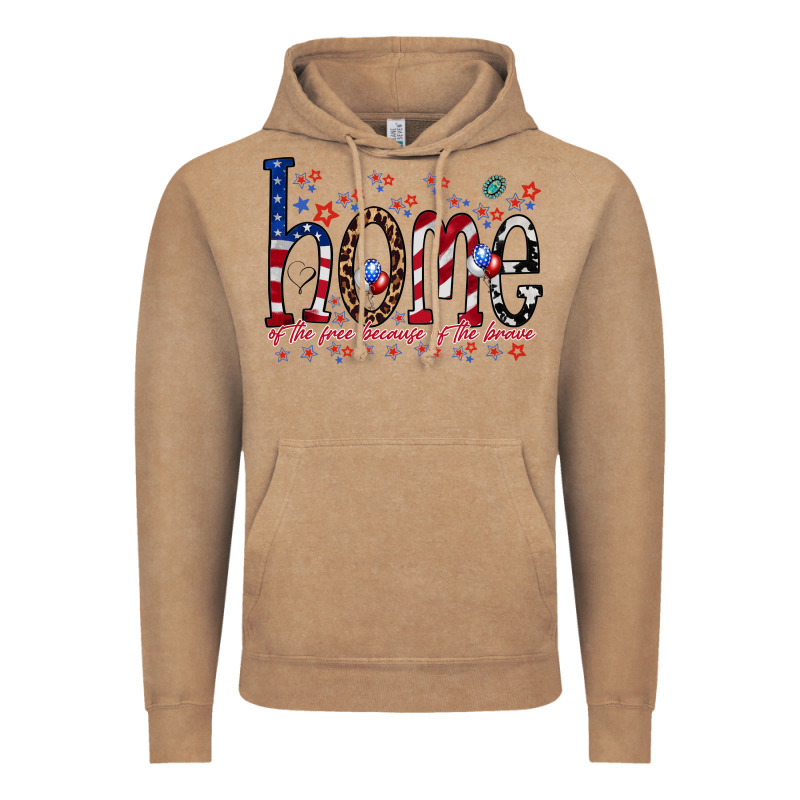 Home Of The Free Vintage Hoodie by RacoonDesign | Teevron