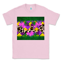 Bubblegum Pink mardi gras Leopard and heart Classic Tee - AdoDesignShop