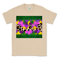 Mushroom mardi gras Leopard and heart Classic Tee - AdoDesignShop