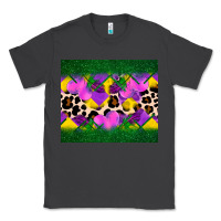 Smoke mardi gras Leopard and heart Classic Tee - AdoDesignShop