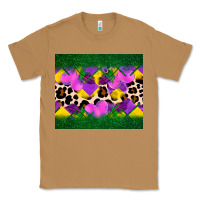 Toasted Coconut mardi gras Leopard and heart Classic Tee - AdoDesignShop
