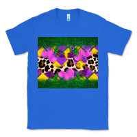 True Royal mardi gras Leopard and heart Classic Tee - AdoDesignShop