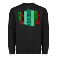 Black Green Red Western Farm Life Brush Stroke Heavyweight Sweatshirt - Bettercallsaul