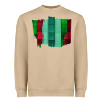 Mushroom Green Red Western Farm Life Brush Stroke Heavyweight Sweatshirt - Bettercallsaul