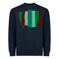 Navy Green Red Western Farm Life Brush Stroke Heavyweight Sweatshirt - Bettercallsaul
