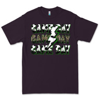 Plum game day game day soccer lightning bolt Premium Tee - Zillion Design Studio