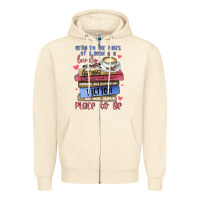 Sandshell between the pages of a book is lovely place to be Zipper Hoodie - MaliasSmallBusiness