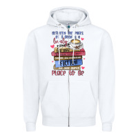 White between the pages of a book is lovely place to be Zipper Hoodie - MaliasSmallBusiness