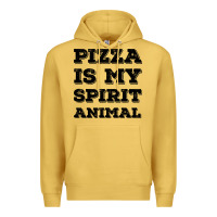 Antique Gold Pizza Is My Spirit Animal Premium Hoodie - Bettercallsaul