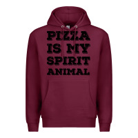 Burgundy Pizza Is My Spirit Animal Premium Hoodie - Bettercallsaul