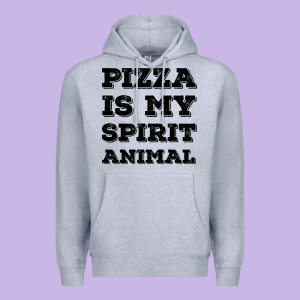Pizza Is My Spirit Animal Premium Hoodie Designed By Bettercallsaul