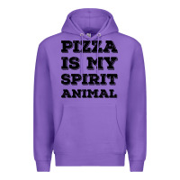 Purple Pizza Is My Spirit Animal Premium Hoodie - Bettercallsaul