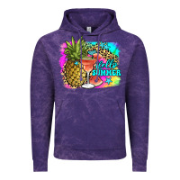 Cloud Purple hello summer Vintage Hoodie - JahusDesignShop