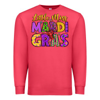 Cardinal little miss mardi gras Premium Sweatshirt - LillyAllenDesigns