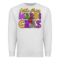 Oatmeal Heather little miss mardi gras Premium Sweatshirt - LillyAllenDesigns