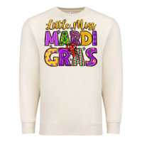 Sandshell little miss mardi gras Premium Sweatshirt - LillyAllenDesigns